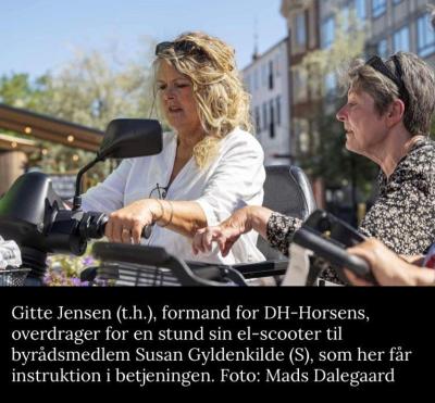 Gitte Jensen (DH Horsens) og Susam Gyldenkilde (S)